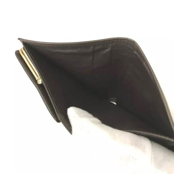 Authentic Burberrys Check Nylon and Leather Bifold Compact Kisslock Wallet - Picture 8 of 8